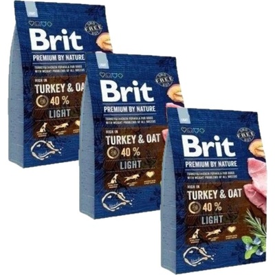 Brit Premium By Nature Light 3 x 3 kg