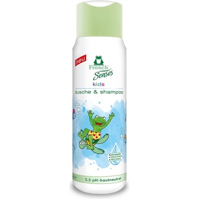Frosch Детски душ гел и шампоан 2 в 1 Frosch, 300 ml , асортимент
