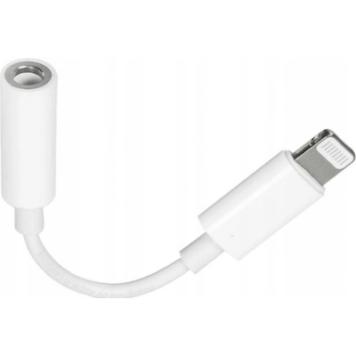 AUX kabel pro iPhone Lightning - 3,5mm jack, stříbrný – Zboží Živě