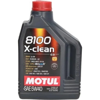 Image 1 of Motul 8100 X-Clean C3 5W-40 2 l