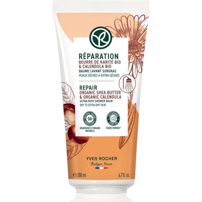 YVES ROCHER RÉPARATION Regeneračný sprchový balzam pre veľmi suchú pokožku 200 ml