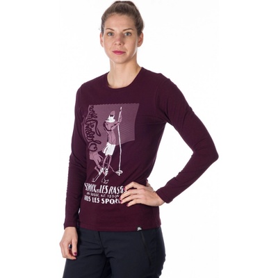 TR 4945SP women's t shirt with print cotton style Bordová