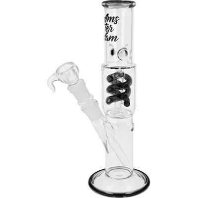 Amsterdam Skleněný bong s perkolací Black 29 cm