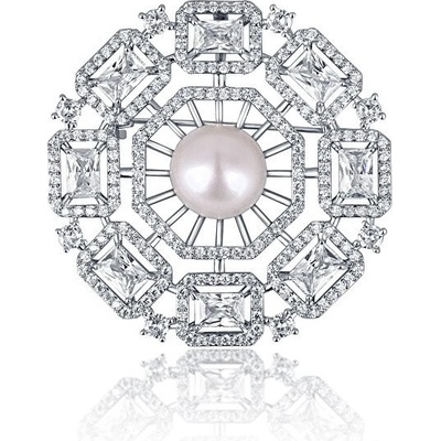 JwL Luxury Pearls dámska brošňa s perlou JL0665