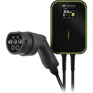 Green Cell Wallbox Green Cell EV PowerBox 22kW charger with Type 2 cable (6m) (EV14)