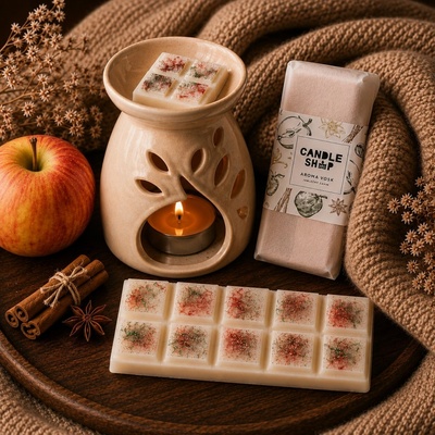 Candy Soap přírodní sojový vosk Jablečný závin 55 g