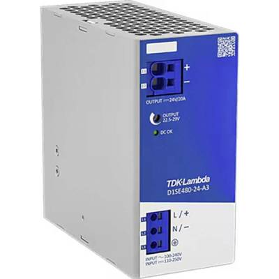 TDK-Lambda sieťový zdroj na montážnu lištu (DIN lištu), 480 W