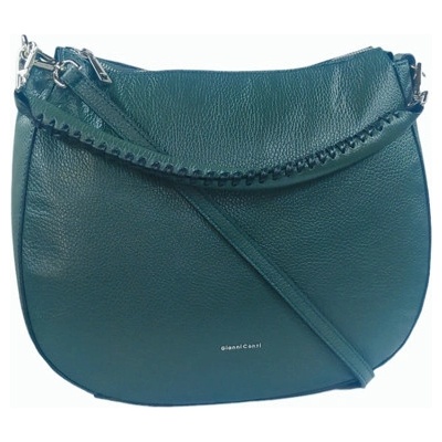 Gianni Conti dámská kožená kabelka 3130167 green fore zelená