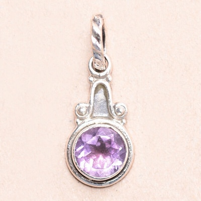 Nefertitis Ametyst přívěsek stříbro MIX8 NF54996