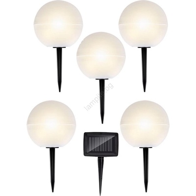 Grundig К-кт 5x LED Соларна лампа LED/3, 2V многоцветен (P5628)