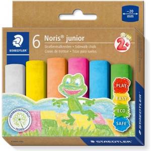 STAEDTLER Асфалтова креда, джъмбо, STAEDTLER "Noris Junior 2365", 6 цвята 2365 C6 (2365 C6)