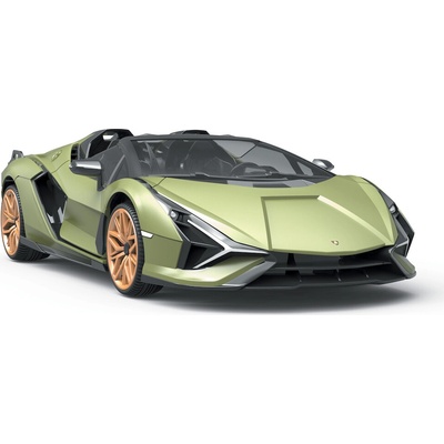 RE.EL Toys RC auto Lamborghini Sian zelená metalíza proporcionální RTR LED 2,4GHz 1:12