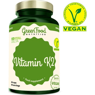 GreenFood Nutrition Vitamín K2 60 kapsúl