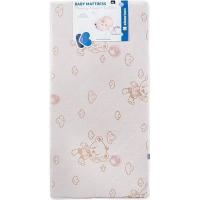 KikkaBoo Матрак KikkaBoo - Memory Comfort Cool gel, 70 х 140 х 12 cm, Bear Beige (41107030106)