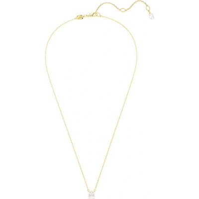 Swarovski Úžasný pozlacený náhrdelník s čirým krystalem 5693153