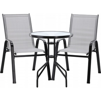 Iso 16198 Set balkónového nábytku Stôl + 2 stoličky