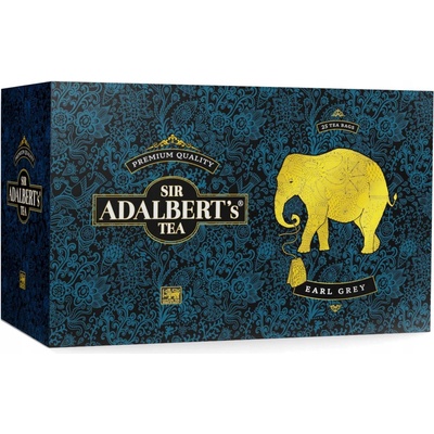 Sir Adalbert's Tea Earl Grey porciovaný čaj 25 ks