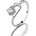 Silenti Jewelry Сребърен пръстен "Усещане" - 8 - 57мм (18.1мм диам. )