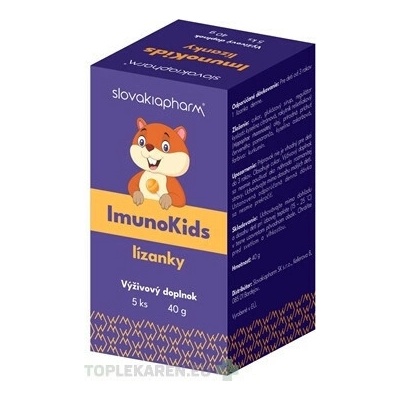 Slovakiapharm ImunoKids Lízanky 5 lízaniek