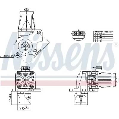 NISSENS AGR ventil ** FIRST FIT ** NIS 98405