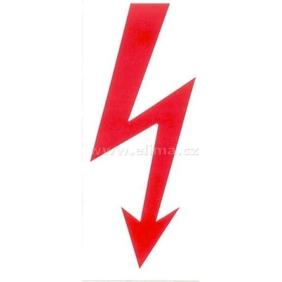 Tabulka č.7 Samolepící tabulka - symbol BLESK