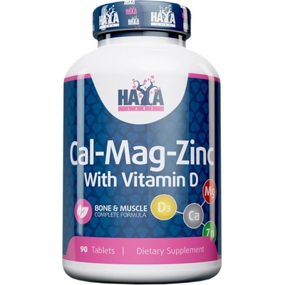 Haya Labs Calcium Magnesium & Zinc with Vitamin D [90 Таблетки]