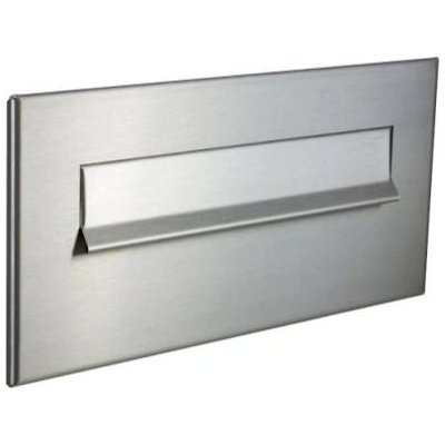 DOLS ČD-46 - čelná doska nerezovej poštovej schránky na zamurovanie, bez menovky