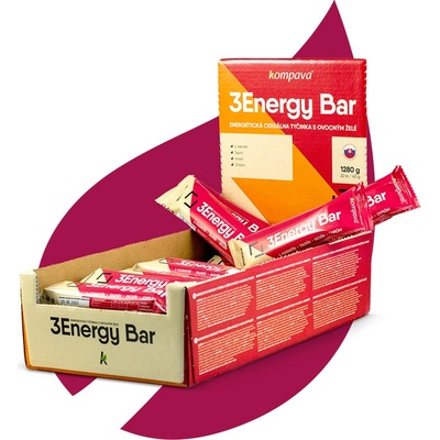 Kompava 3Energy bar 32 x 40 g