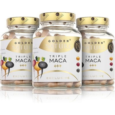 Golden Nature Triple Maca 300 kapslí