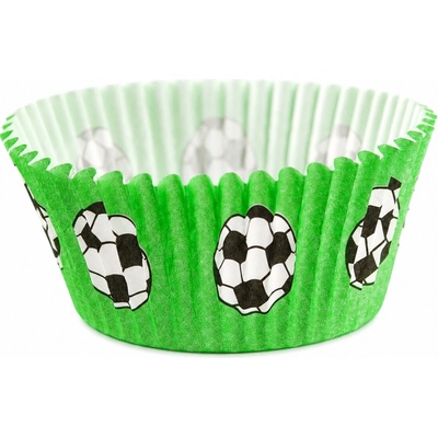 Cake star papírové košíčky na muffiny a cupcakes barevné 50x30 mm 100ks vzor 1