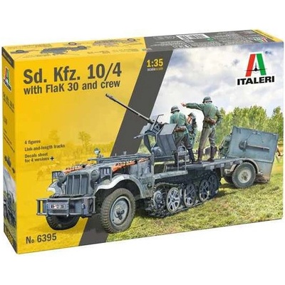 Italeri Sd.Kfz 10/4 with Flak 30 and Crew 6395 1:35