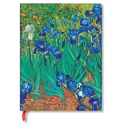 Paperblanks Тефтер Van Goghs Irises, 180 х 230 mm, твърда корица, 72 листа (PB8202-6)