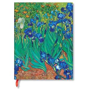 Paperblanks Тефтер Van Goghs Irises, 180 х 230 mm, твърда корица, 72 листа (PB8202-6)