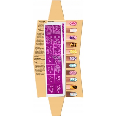 Essence Nail Art Stencils šablóny na nechty 28 ks