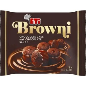 Eti Мини шоколадови кексчета Browni ETI 180 гр