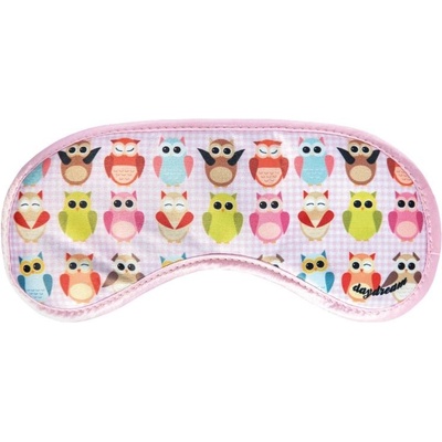 SCANquilt maska na spaní sovičky pestrá 19 x 8 cm