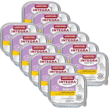 Animonda Integra Protect Cat Diabetes - пилешки дробчета 12 x 100 г