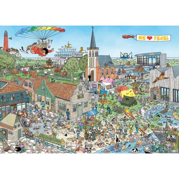 Jumbo - Puzzle Jan Van Haasteren: Island Retreal - 1 000 piese
