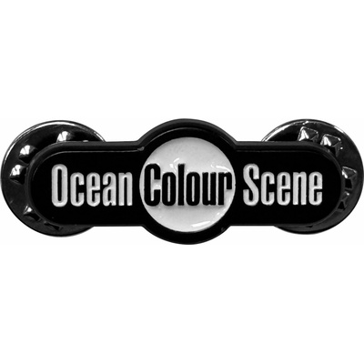 RukaHore odznak Ocean Colour scene pin badge long logo