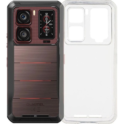 OUKITEL Калъф с протектор за Oukitel WP300 Pro - мек TPU удароустойчив калъф, прозрачен цвят