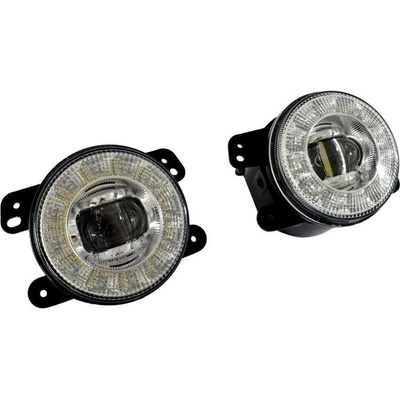 Sada LED mlhových světel, Styl HALO, E9 Evropská homologace, Jeep Wrangler JK