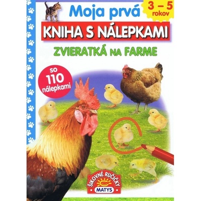 Moja prvá kniha s nálepkami Zvieratká..