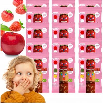 Smileat Jahodovo-jablkový snack 25 g