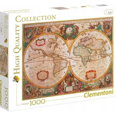 Clementoni Antická mapa světa 1000 dílků