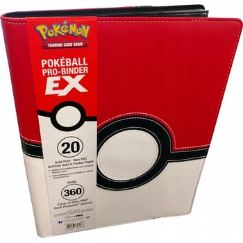 Ultra Pro Pokémon TCG Pokéball A4 album na 360 karet