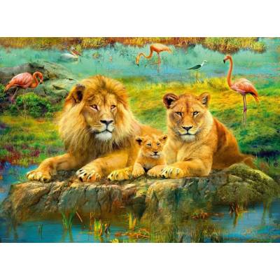 Ravensburger Levy v savane 500 dielov