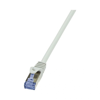 LogiLink CQ4022S Patchcord кабел, S/FTP, Cat6a, 0.5m, бял (CQ4022S) (CQ4022S)