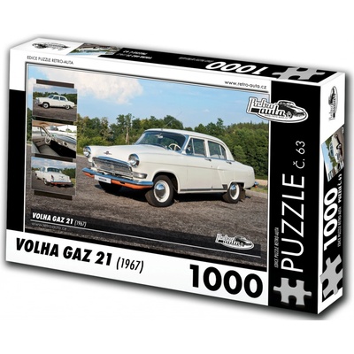 Retro-Auta č. 63 Volha GAZ 21 1967 1000 dílků