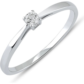 Lillian Vassago Zlatý prsteň s diamantom LLV59 DR033W