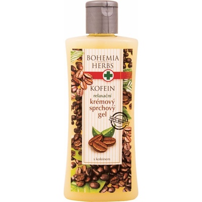 Bohemia Herbs Kofein relaxační krémový sprchový gél 250 ml